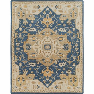 Hauteloom Broomfield 1145 Hand Tufted Blue Wool Rug - 1 of 4