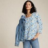 Lands' End Women's 3/4 Sleeve Lightweight Jersey U-Neck Tunic - 4 of 4
