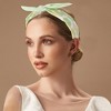 Unique Bargains Girl's Elegant Flower Pattern Headbands 6.30"x4.72"x2.05" Green 1 Pc - 2 of 3