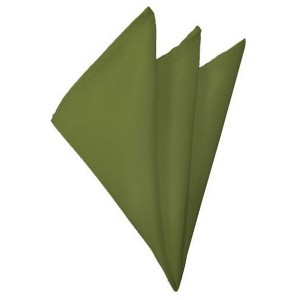 TheDapperTie - Men's Solid Color 10 Inch x 10 Inch Pocket Squares Handkerchief - 1 of 3