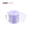 Unique Bargains Gift Wrapping Wide Sheer Wired Pastel Shimmer Iridescent Chiffon Ribbons 1 Pc - 2 of 4