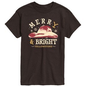 Men's - Yellowstone - Merry and Bright Short Sleeve Graphic T-Shirt - 1 of 4