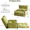 MAXYOYO Adjustable Floor Sofa Couch with Pillow, 5-Position Foldable Lazy Sofa Sleeper Bed with Armrest - 4 of 4