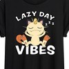 Women's - Pokémon - Lazy Day Vibes Meowth Oversized Graphic T-Shirt - 2 of 4