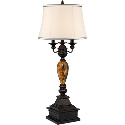 Kathy Ireland Mulholland Table Lamp With Black Square Riser