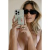 Walli Cases Blooming Check Phone Case with Wallet and Finger Strap - 2 of 4
