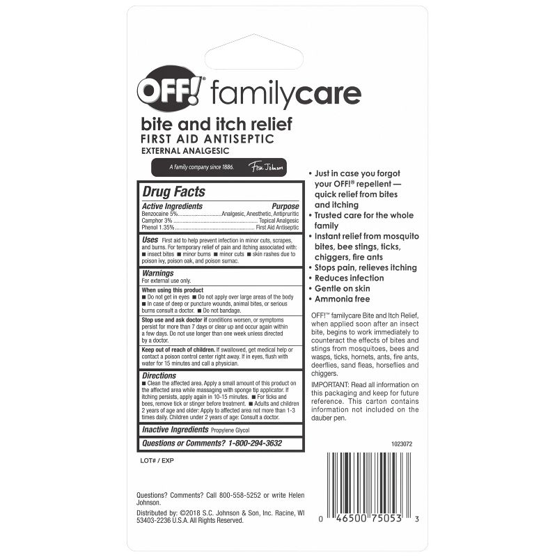OFF! Familycare Bite and Itch Relief Pen, 3 of 13