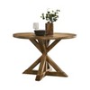 Windvale Cross-Buck Base Dining Table - 3 of 4