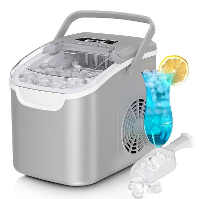 Kismile 26lb/Day Ice with 2 Sizes- Portable Bullet Ice Maker