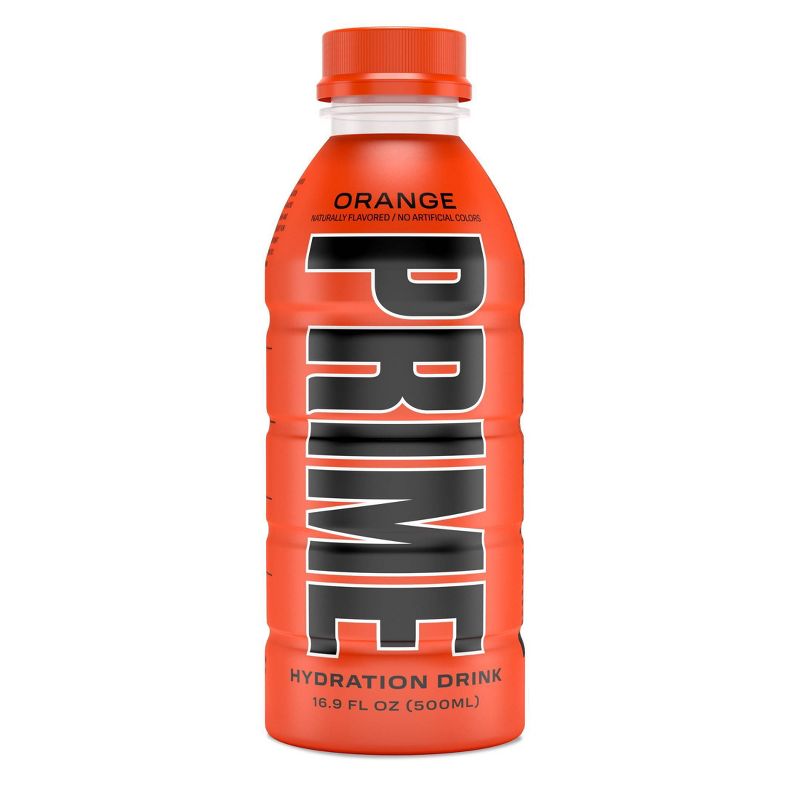 Prime Hydration Orange Sports Drink - 16.9 fl oz Bottle, 1 of 7