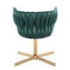 Braided Renee Swivel Accent Chair - LumiSource - 4 of 4