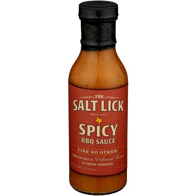 Salt Lick Bbq Sauce Spicy - Case Of 6 - 12 Fl Oz : Target