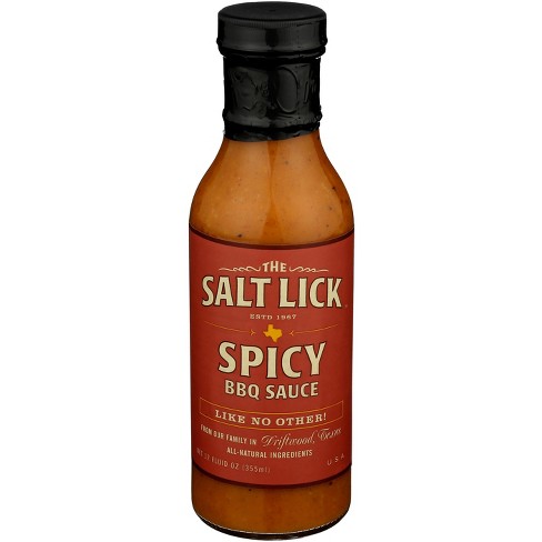 Salt Lick Bbq Sauce Spicy - Case Of 6 - 12 Fl Oz : Target