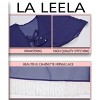 LA LEELA Women's Open Front Summer Vacation Beachwear Short Bathing Suit Cardigan Holiday Swimwear Duster Beach Swim - 2 of 4