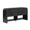 NicBex Farmhouse Console Table with Woven Wood Slats,Elegant Entryway Table with Cabinets & Shelves,Foyer Tables for Entryway,Hallway - 3 of 4