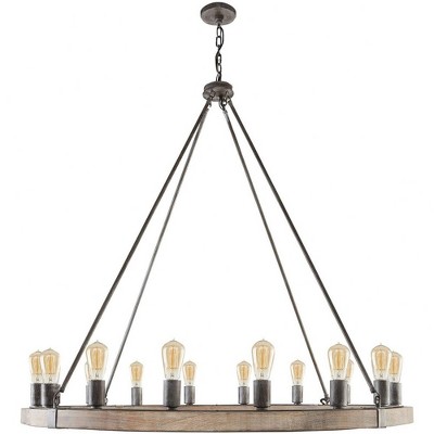 Urban Wash 16-Light Chandelier with Distressed Coat Finish