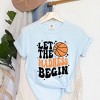 Simply Sage Market Women's Madness Begin Basketball Short Sleeve Garment Dyed Tee - 3 of 4