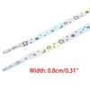 INSPIRE CHIC Gender Neutral Gradient Colored Shoelaces Reflective Stars Flat Shoe Laces for Sneakers Casual - 3 of 4