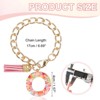 Unique Bargains Epoxy Resin Colorful Glittery Tassel Sports Water Bottle Accessories Letter Charm 1 Pc - 2 of 4