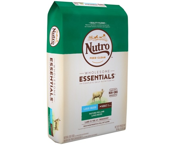 Nutro Wholesome Essentials Large Breed Adult Lamb & Rice Dry Dog Food - 30lb