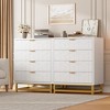 Whizmax Modern Dresser w/ Metal Legs & Wide Drawers - Large Storage Chest for Bedroom, Living Room - 2 of 4