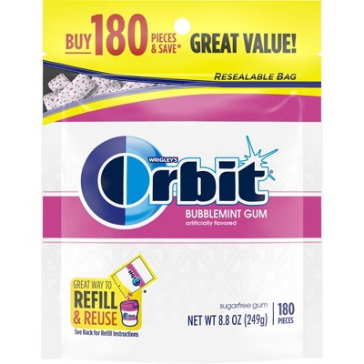 Orbit Bubblemint Sugar Free Gum - 180ct