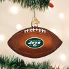 Old World Christmas Blown Glass Ornament for Christmas Tree, New York Jets Football - 2 of 4