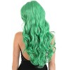 HalloweenCostumes.com  Women Women's Green Wig for St. Patrick's Day, Green - 2 of 3