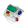Ross-Simons 2.48 ct. t.w. Multi-Gem Ring in Sterling Silver - 3 of 4