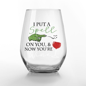 Creative Products Spell on You and Now You're Wine 15 oz. Printed Stemless Wine Glass - 1 of 1