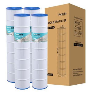 Poolzilla Replacement Pool Filter for PLF137A, Pleatco PA137, Filbur FC-1297, FC-6455, Unicel C-7490, Hayward CX 1380, C-5500, C5520 - 1 of 4