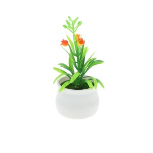 Unique Bargains Realistic Artificial Plants Bell Flower Mini Plastic 1.97"x1.97"x5.51" 1 Pcs - 1 of 4