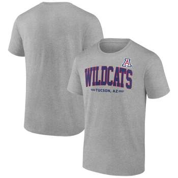 NCAA Arizona Wildcats Men's Gray Bi-Blend T-Shirt
