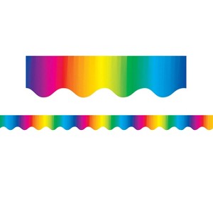 Teacher Created Resources Multicolor Scalloped Border Trim, 35 Feet (Pack of 6) - 1 of 1