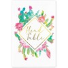 Sparkle and Bash 25 Pack Cactus Theme Table Number Cards for Weddings, Numbers 1-25, 4 x 6 inches, Gold Foil - 4 of 4