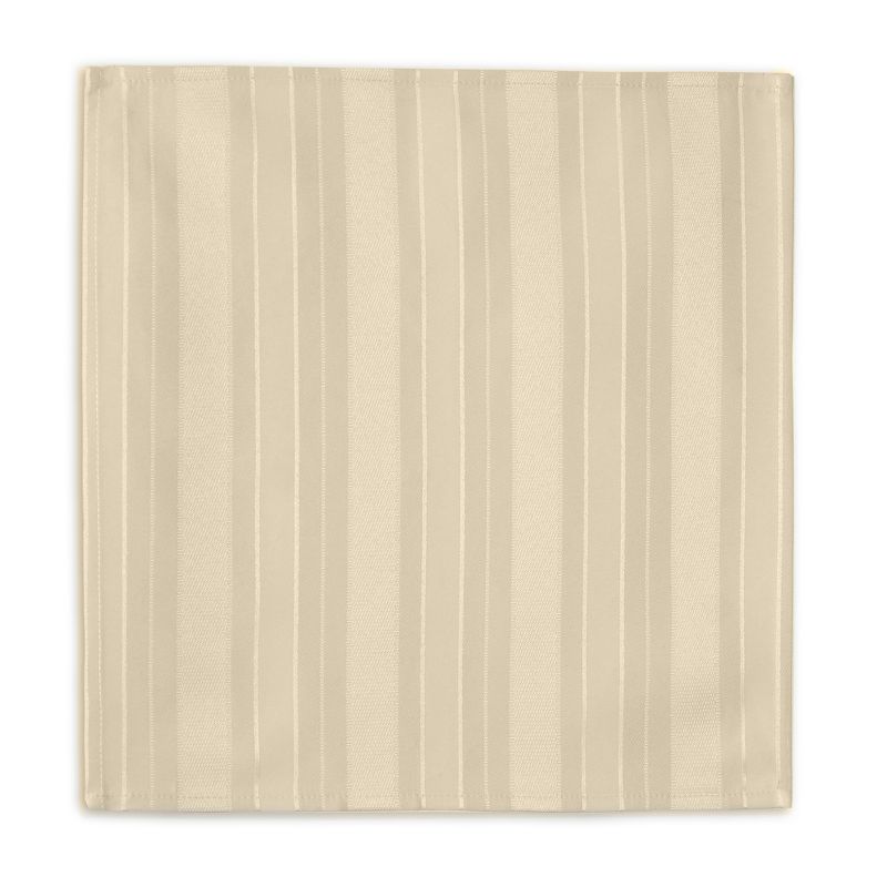 Denley Stripe Jacquard Stain Resistant Napkin Set of 4 - 17" x 17" - Elrene Home Fashions, 3 of 4