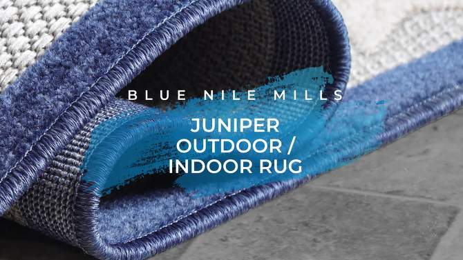 Whimsical Stars Modern Indoor Outdoor Area Rug by Blue Nile Mills, 2 of 10, play video