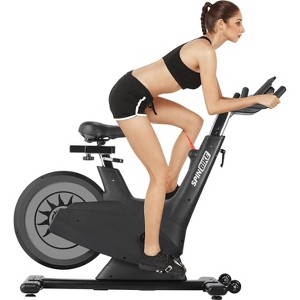 Exercise Bike, 5 In 1 Self-Powered Bike, 350 Lbs Weight Capacity, 32 Level Adjustable Magentic Resistance & Emergency Brake, Silent Belt Drive - 1 of 4