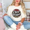 Simply Sage Market Women's Buffalo Plaid Leopard Merry Christmas Short Sleeve Garment Dyed Tee - 2 of 3
