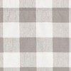 Grande Check Regal Style 3" Rod Pocket Valance 50" x 17" Taupe by RLF Home - 4 of 4