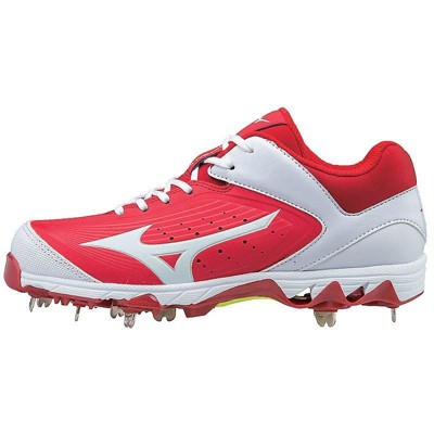 white mizuno softball cleats