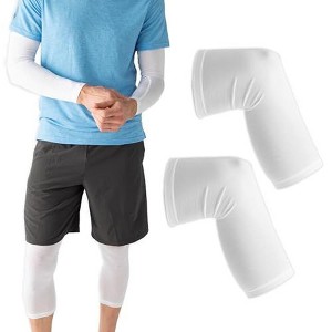 AD Rescue Wear Eczema Arm and Leg Sleeves - Nighttime Relief for Adults and Teens - Breathable, Comfortable Leg and Arm Wrap (Large) - 1 of 4