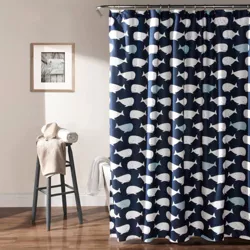 Whale Shower Curtain - Lush Décor