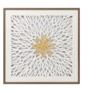 Mark & Day Lyaskovets 24"H x 24"W Modern Wall Art - 1 of 4