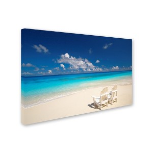 Trademark Fine Art -Robert Harding Picture Library 'Beach Couple' Canvas Art - 1 of 3
