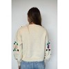 Women's Floral Stitch Knit Sweater - Newbury Kustom - 2 of 2