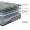 Vynxaria 12" Twin Size Cooling Gel Memory Foam Hybrid Mattress: Comfort & Support - 2 of 4