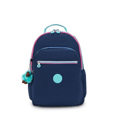 Kipling Seoul Lap 15" Laptop Backpack Resort Navy