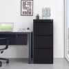Vynxaria 3-Drawer File Cabinet with Lock - Vertical Metal Organizer for Home Office, Fits Letter/A4/Legal Size Files. - 3 of 4