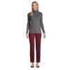 Lands' End Women's Supima Cotton Fitted Long Sleeve Turtleneck - 4 of 4